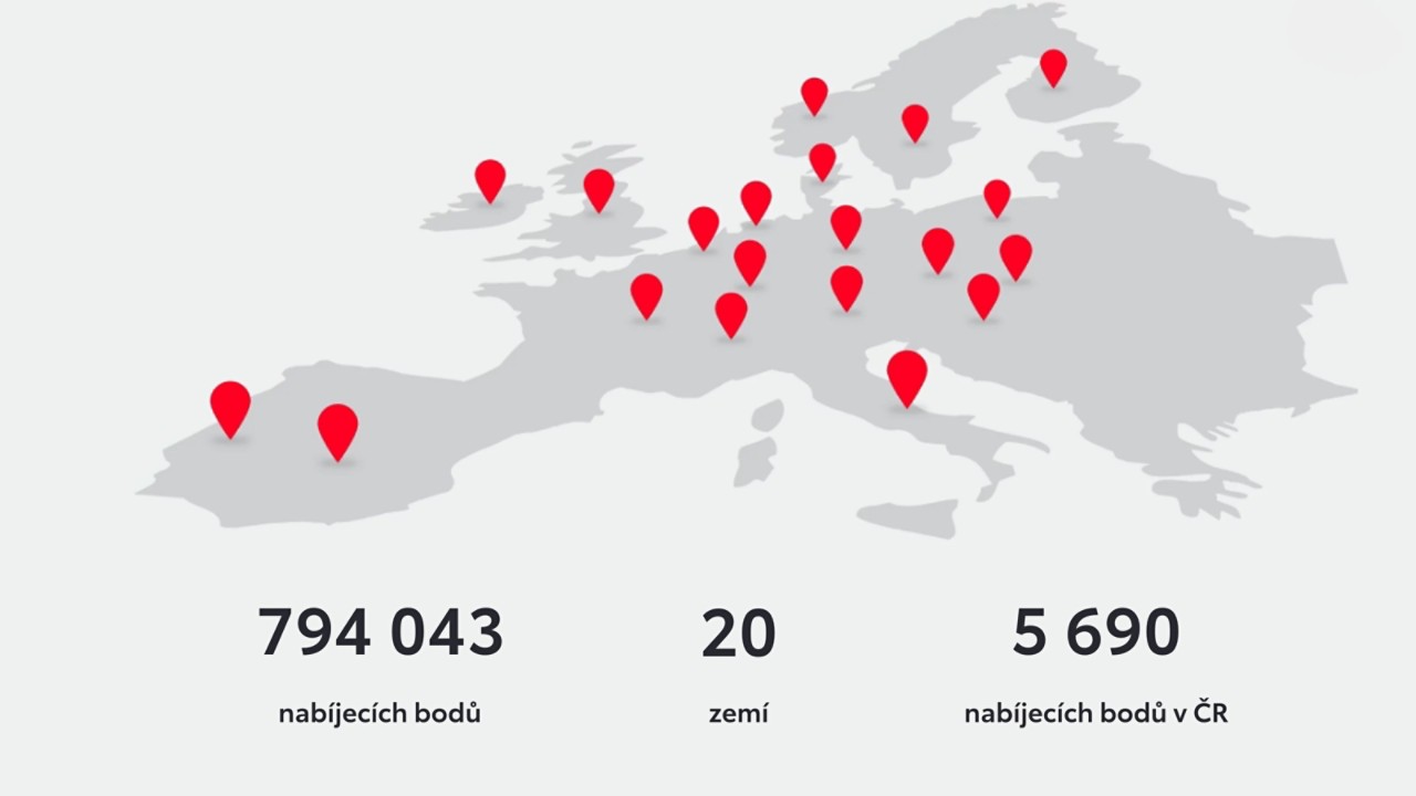 Mapa nabíjacích miest